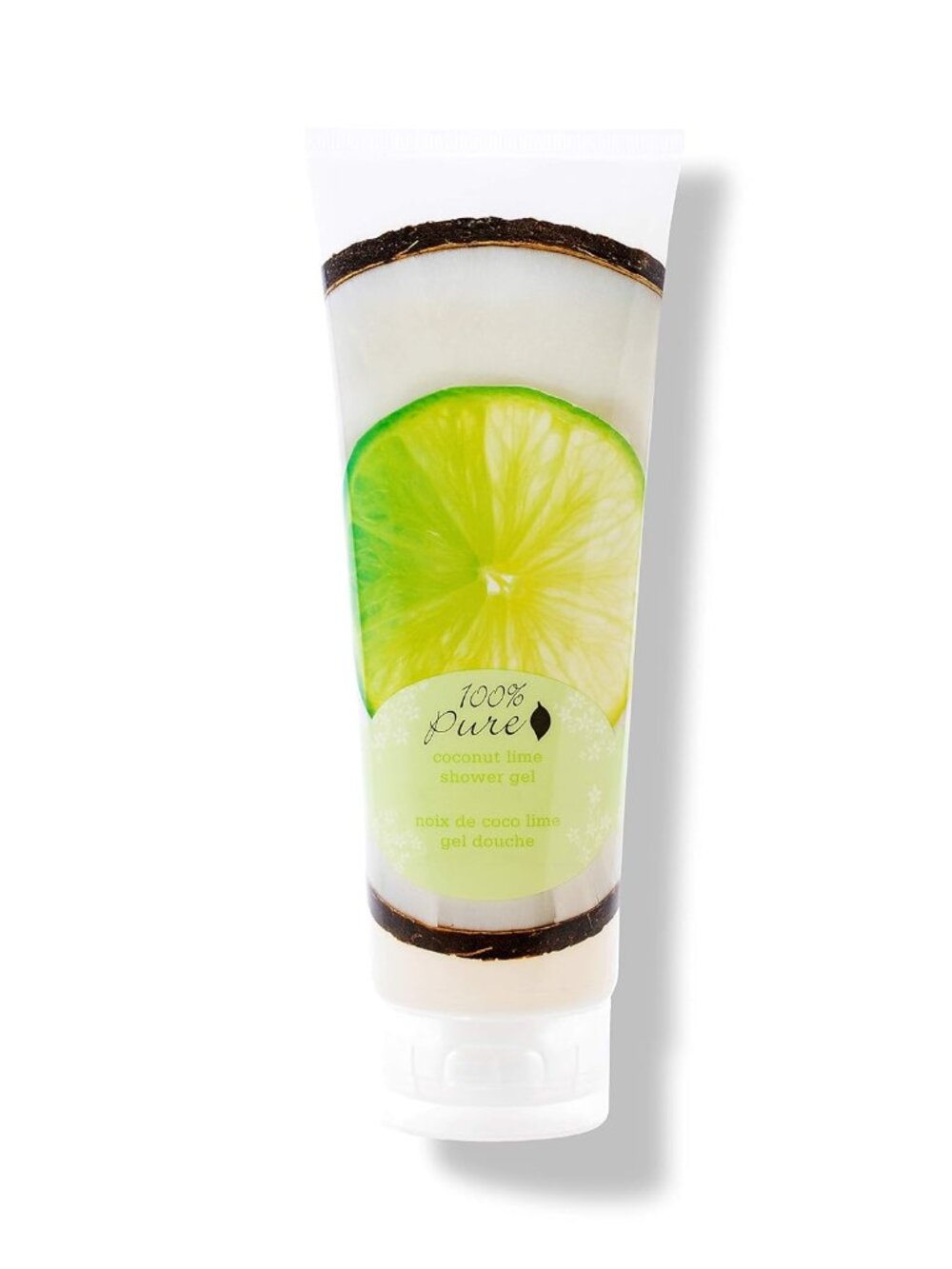 100% PURE Coconut Lime Shower Gel Natural Foaming & Hydrating Body Wash NEW